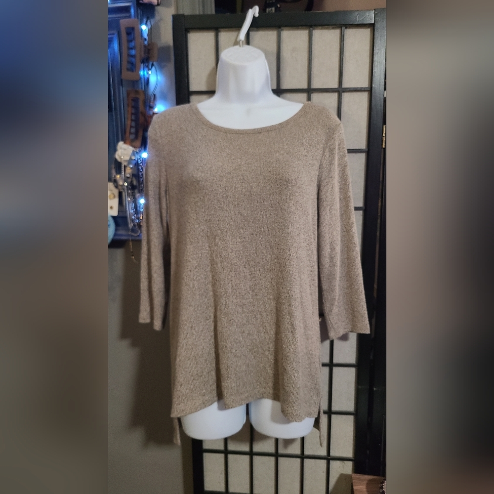 Forever 21 Tan Knit Sweater sz S